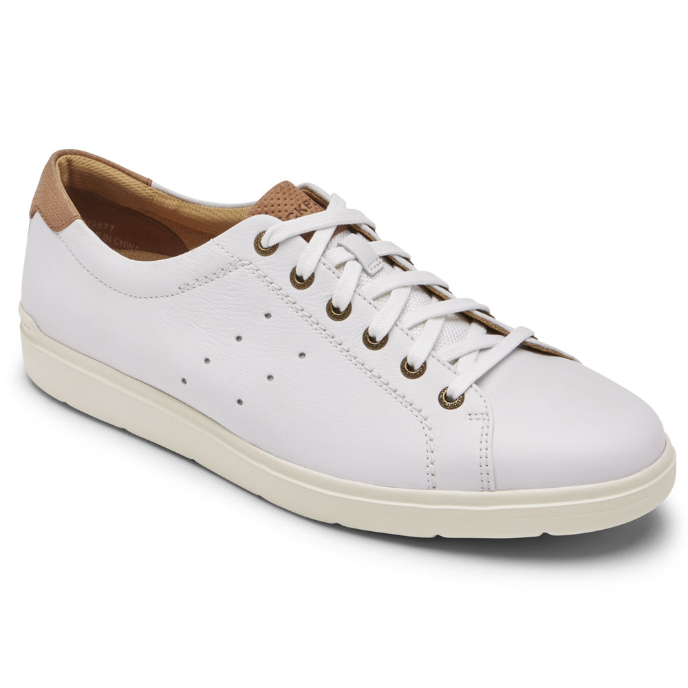 Rockport Singapore Mens Sneakers - Total Motion Lite Lace-to-Toe White - MA0249618